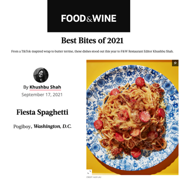 Food and Wine | September 2021